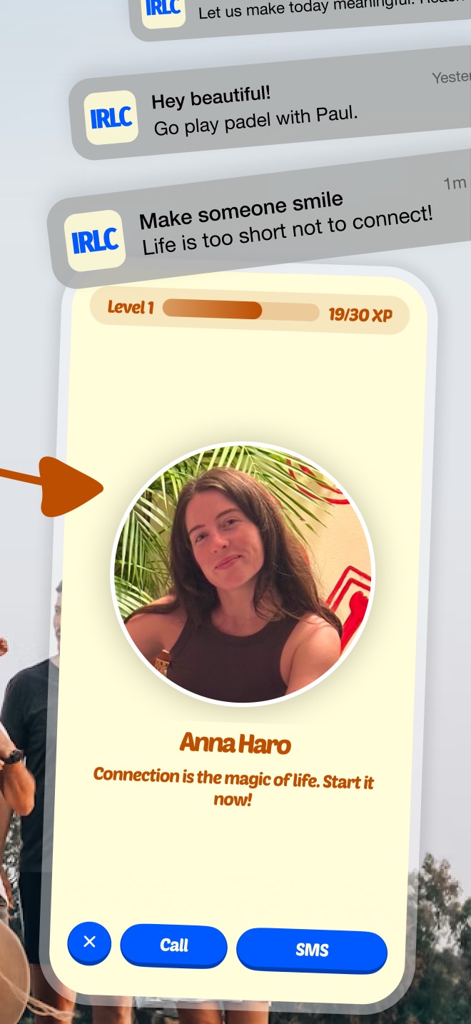 InRealLife.Club app screenshot 3